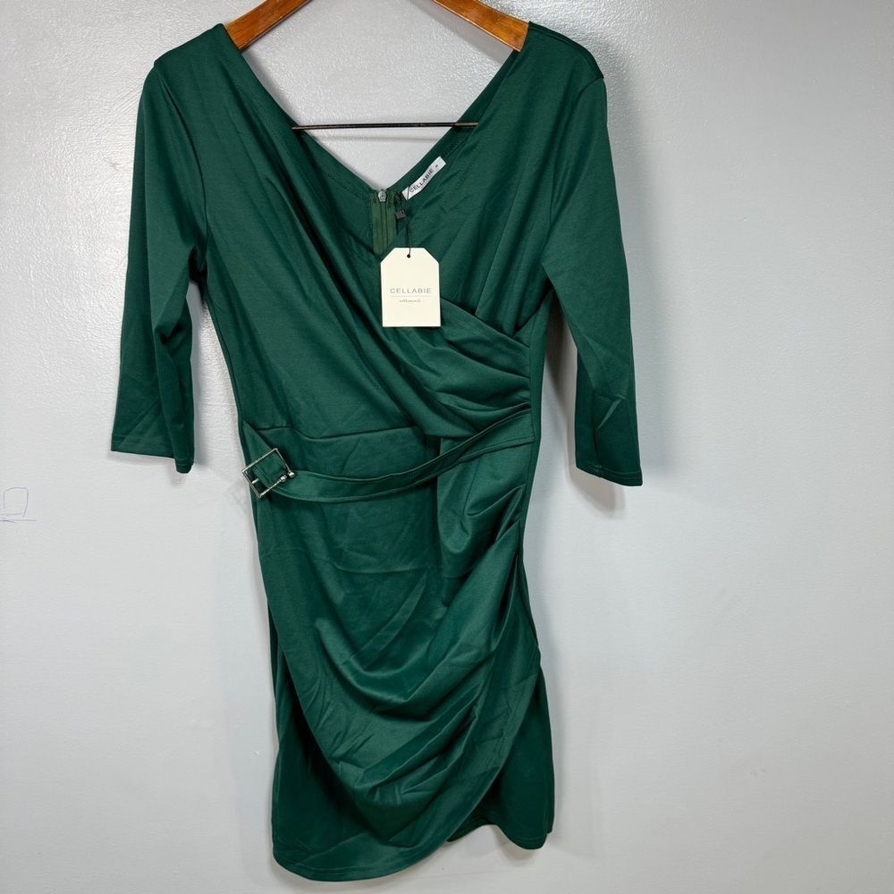Cellabie Women’s Dress Size M Bodycon Knee Length Evening NEW #D454 - Picture 5 of 8